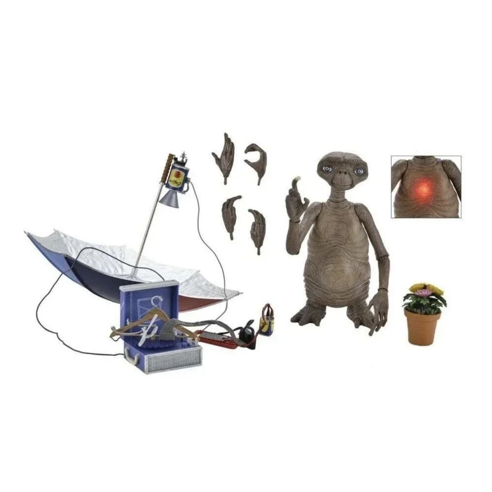 E.T. The Extraterrestrial 40th Anniv. ET Ultimate Deluxe Action Figure with NECA - Picture 3 of 5